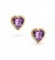 Bling Jewelry Simulated Amethyst Birthstone