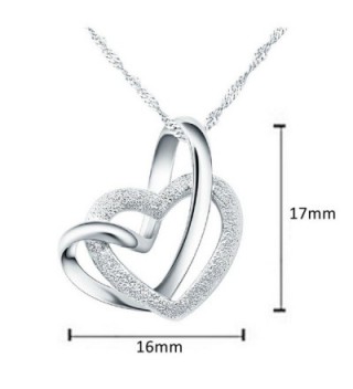 Sterling Lifetime Interlocking Crafted Necklace in Women's Pendants