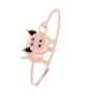 GUANDU Openable Copper Bangle Bracelet - Rose Gold - CS1847ZYUKN