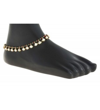 Royal Bling Kundan Reversable Anklets in Women's Anklets