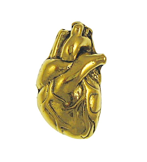 Human Heart Gold Lapel Pin - CS1172NZRAH