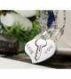 Flongo Stainless Valentine Engagement Anniversary in Women's Pendants
