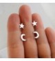 Sterling Silver Star Jacket Earrings