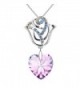 SIVERY Mothers Pendant Necklace Swarovski - CP17Z56LLND