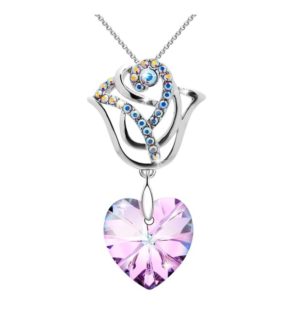 SIVERY Mothers Pendant Necklace Swarovski - CP17Z56LLND