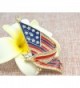 Gyn Joy American Patriotic BZ026 in Women's Brooches & Pins