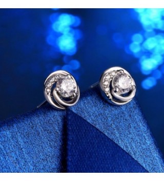 Earrings Exquisite Sterling Zirconia J Ros%C3%A9e in Women's Stud Earrings