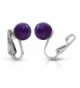 Bling Jewelry Amethyst Sterling Earrings