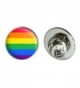 Rainbow Pride Gay Lesbian Contemporary Metal 0.75" Lapel Hat Pin Tie Tack Pinback - C1184LNCXNM