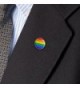 Rainbow Pride Lesbian Contemporary Pinback in Women's Brooches & Pins