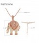 Kemstone Elephant Pendant Necklace Extender