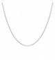 Sterling Silver Chain Necklace Round