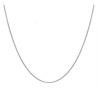 Sterling Silver Chain Necklace Round
