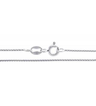 Sterling Silver Chain Necklace Round in Women's Chain Necklaces