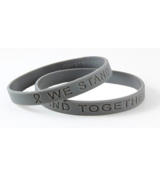 Gray Awareness Silicone Bracelet Buy 1 Give 1 -- 2 Bracelets for $8.99 - CS11CR4LBHZ