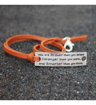 Resizable Leather Bracelet Stronger Inspiration in Women's Bangle Bracelets