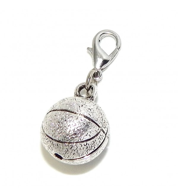 Pro Jewelry Clip-on "Basketball" Charm Dangling - CM11LY9GU93