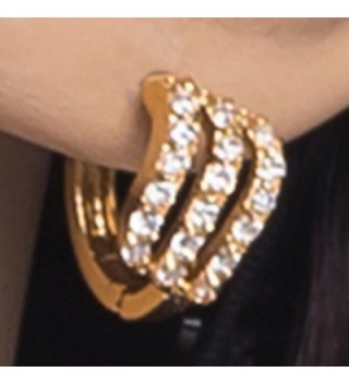 YAZILIND Jewelry Attractive Earrings Wedding in Women's Hoop Earrings