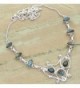 6.72ctw Genuine Labradorite .925 Sterling Silver Overlay Handmade Necklace Jewelry - CE11XEBLP53