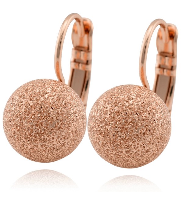 Rose Gold Plated Hypoallergenic Earrings for Women 鈩?5547 by Olivia Star - CP189ZXDTLM