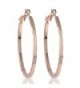 GULICX Gold Plated Base Party Sexy Women Girl Creole Hoop Earrings Fashion Jewelry - C71225050SB