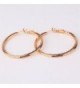 GULICX Plated Earrings Fashion Jewelry in Women's Hoop Earrings