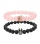 UEUC Couple Distance Bracelets Crown - Pink/Black - CE187AW7KYK