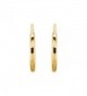 Yellow Gold 10mm Endless Earrings in Women's Hoop Earrings