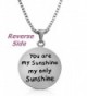 Stainless Steel Sunshine Necklace Jewelry in Women's Pendants