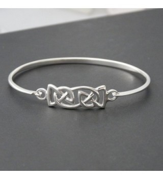 Sterling Silver Celtic Trinity Bracelet in Women's Bangle Bracelets