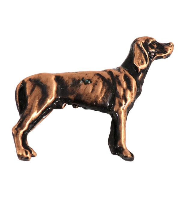 Creative Pewter Designs- Pewter Full Body Vizsla Handcrafted Dog Lapel Pin Brooch- D474F - CR122Y8FXKJ