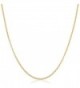 14k Yellow Gold Filled 1mm Rolo Chain Necklace (16"- 18"- 20"- 22"- 24" or 30") - C612F156YUP
