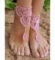 Crochet Barefoot Sandals jewelry Footless in Women's Anklets