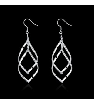 Sterling Silver%EF%BC%8C Double Tassels Earrings