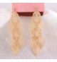 Grace Jun Handmade Multi layer Earrings in Women's Clip-Ons Earrings