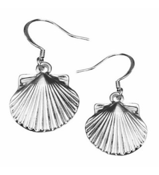 Scallop Shell Earrings by Cape Cod Jewelry-CCJ - CJ12EGT5MSR