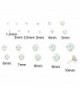 White Round Black Zirconia Earrings in Women's Stud Earrings