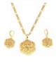 Ethiopian Wedding Jewelry Sets Necklace Earring Set Gold African Jewelry - CJ183D4Z37M