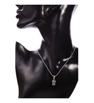 Sterling Silver Antique Pendant Necklace in Women's Pendants