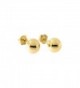 14k Yellow Gold Ball Stud Earrings- 6mm - CC11OBNQ75L