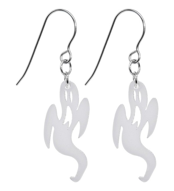 Body Candy Stainless Steel Halloween Ghost Earrings - CY116VOUES9