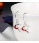 FENDINA Christmas Reindeer Sterling Earrings in Women's Drop & Dangle Earrings
