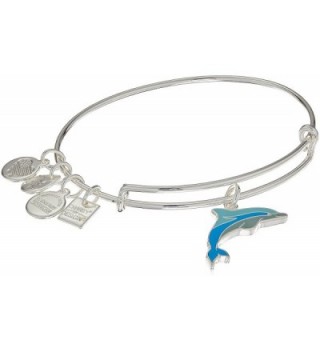 Alex and Ani Charity By Design- Dolphin EWB- Bangle Bracelet - Shiny Silver - CH17YSSENN0