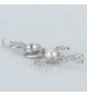 Sterling Silver Pendant Necklace Cultured