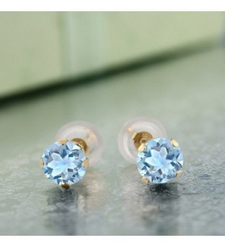 Topaz Gemstone Yellow Womens Earrings