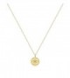 Mom To Be Seed of Life Necklace Pendant- with CZ by Taylor & Vine - Gold tone with Clear CZ - C7182S4XDIN