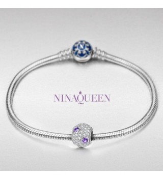 NinaQueen Sterling Zirconia Christmas Anniversary in Women's Charms & Charm Bracelets