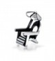 Bling Jewelry 925 Sterling Silver Beach Chair Umbrella Bead Charm - CU11BC3ZCZT