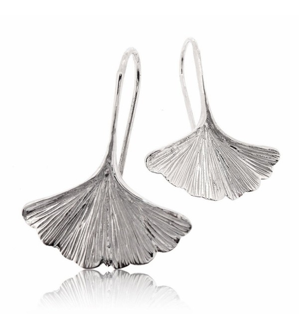 Sovats Ginkgo Earring Sterling Rhodium - CN122O1UHXT