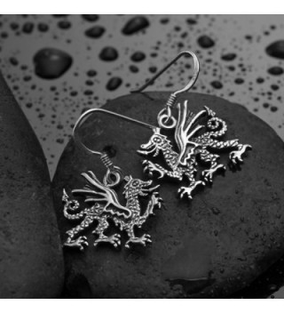 Oxidized Sterling Silver Medieval Earrings